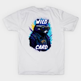 Raccoon Rider of the Card Deck T-Shirt